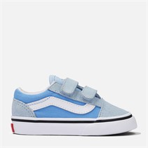 Vans Infant Old Skool Velcro Trainers Tranquil Blue