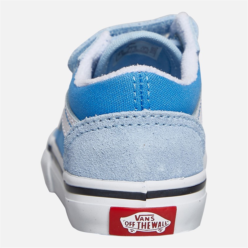 Vans Infant Old Skool Velcro Trainers Tranquil Blue