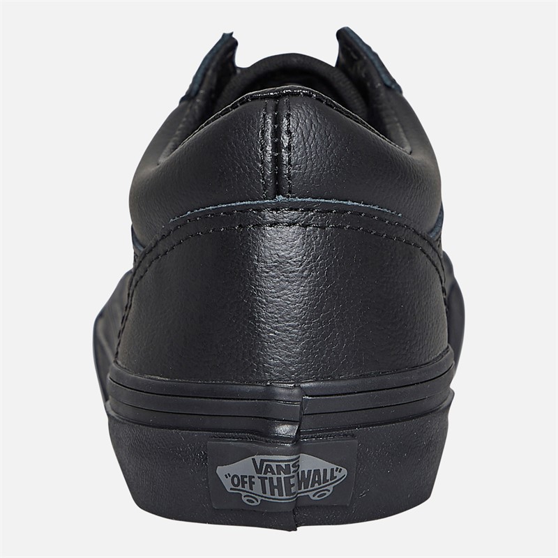 Vans Junior Old Skool Trainers Black Mono