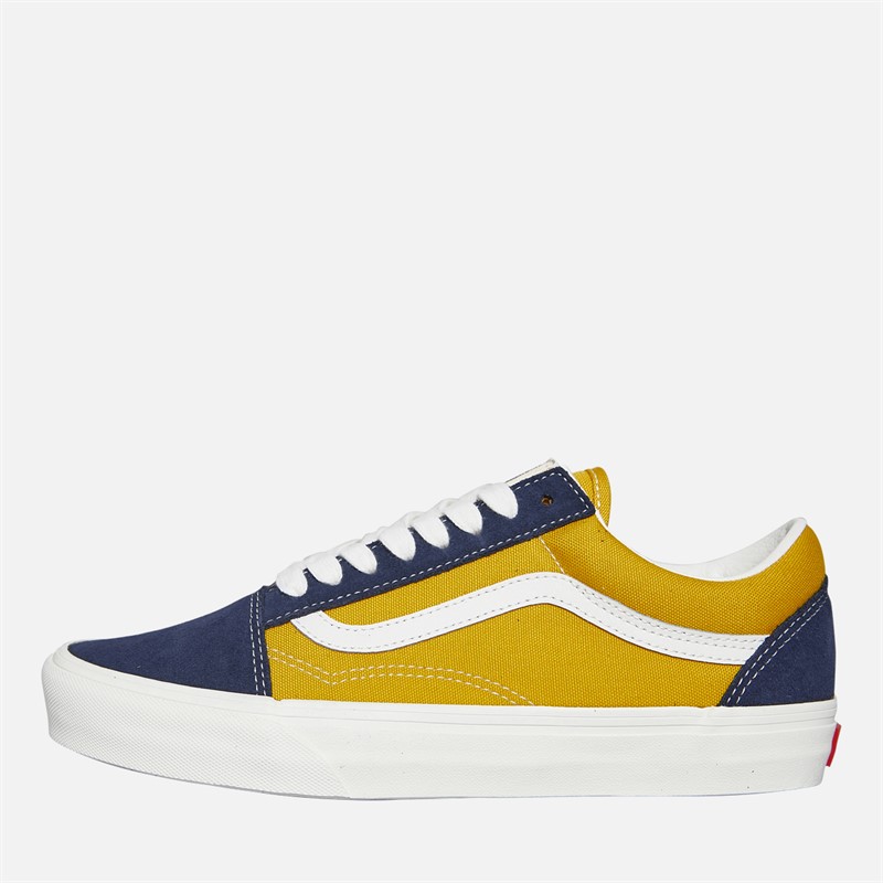 Vans Old Skool Trainers Navy/Yellow - Size 5.5