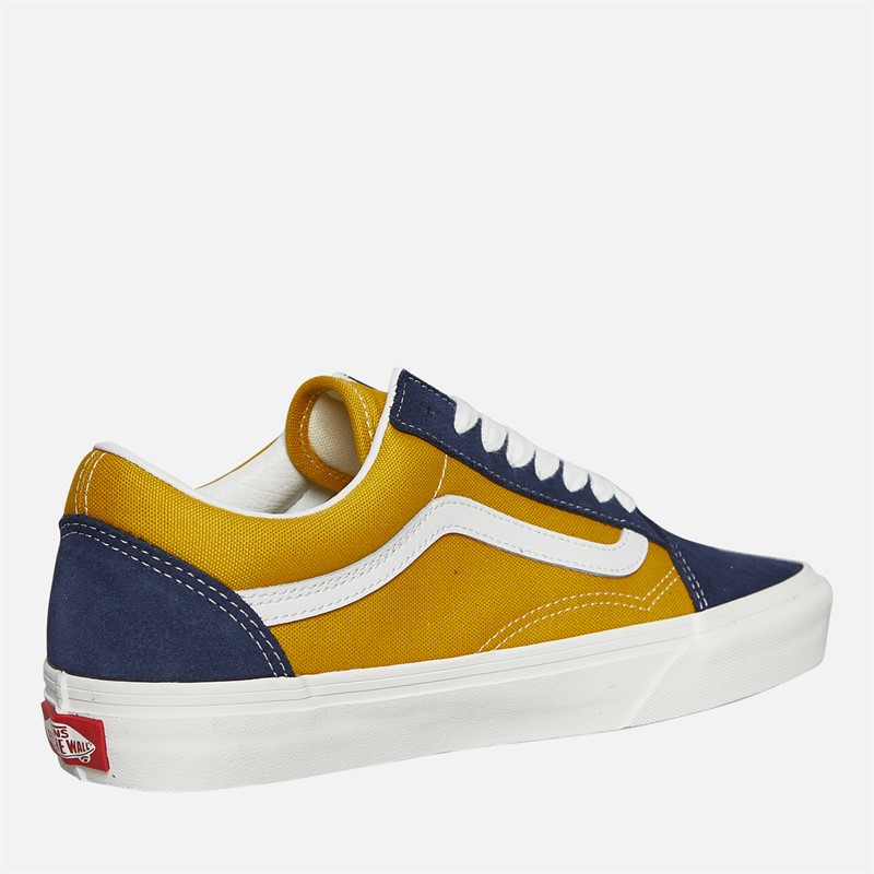 Vans Old Skool Trainers Navy/Yellow