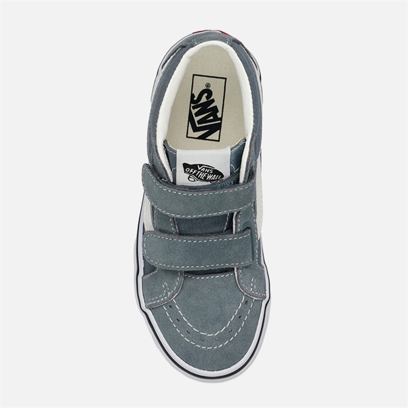 Vans Kids SK8-Mid Reissue Velcro Colour Theory Trainers Stormy Weather