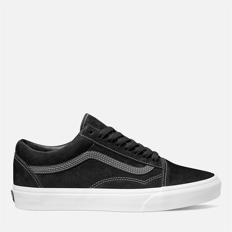 Vans Old Skool Leather Trainers Black