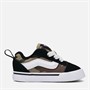 Vans Infant Knu Skool Elastic Camo Trainers Black/Green