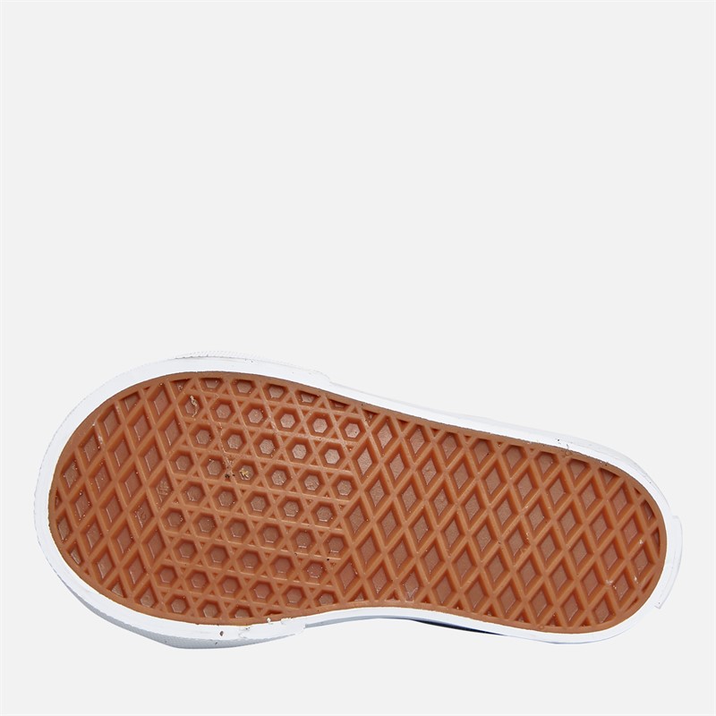 Vans Infant Girls Sk8-Mid Reissue Velcro Leopard Trainers Pastel Blue