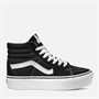 Vans Womens Sk8-Hi Platform 2.0 Trainers Black/True White