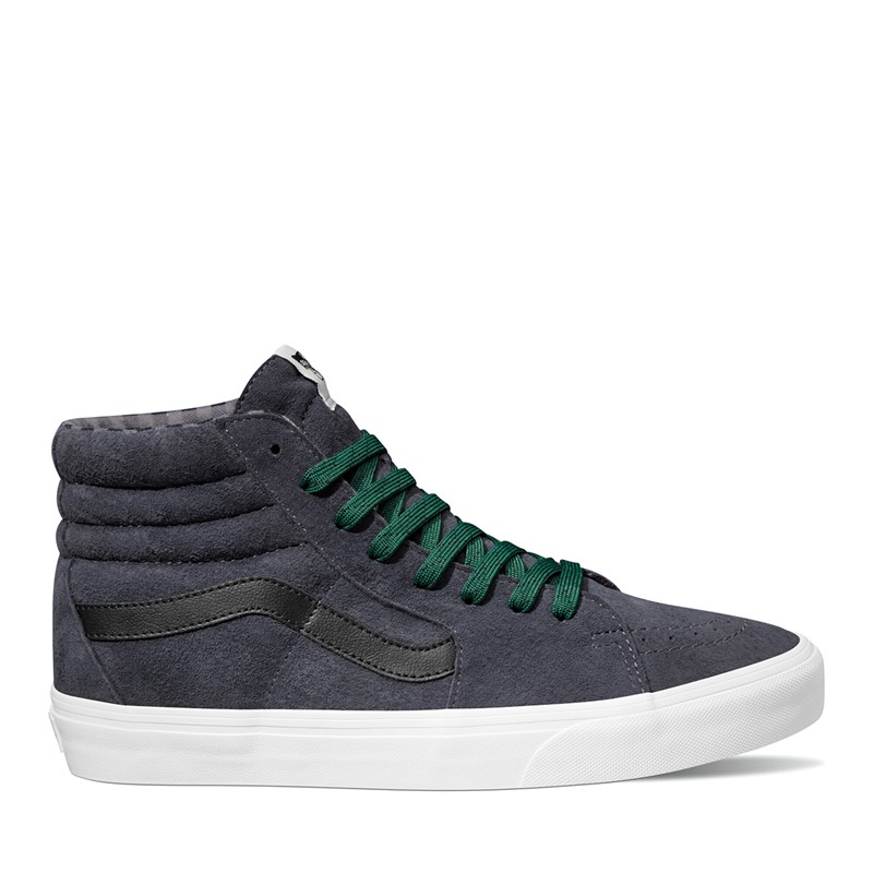 Vans Sk8-Hi Suede Trainers Grey/Black