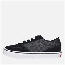 Vans Kids Brooklyn Checkerboard Trainers Black/Asphalt