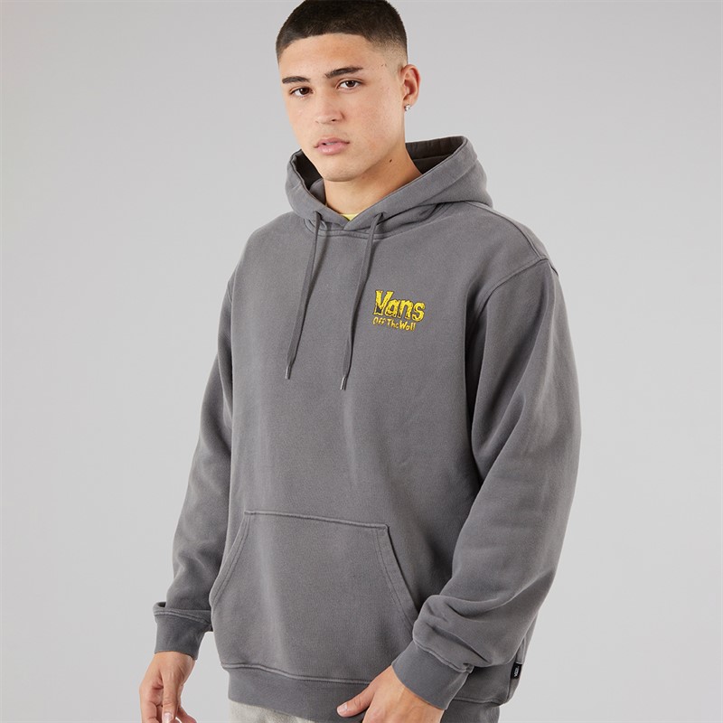Vans Mens Legacy Graphic Back Loose Hoodie Asphalt
