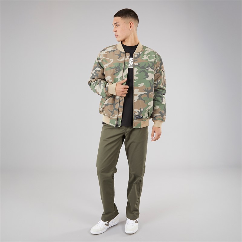 Vans Mens Copley Camo Bomber Jacket Vintage Camo