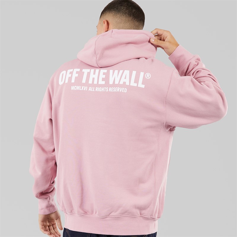 Vans Mens Original Standards Hoodie Pink Dawn