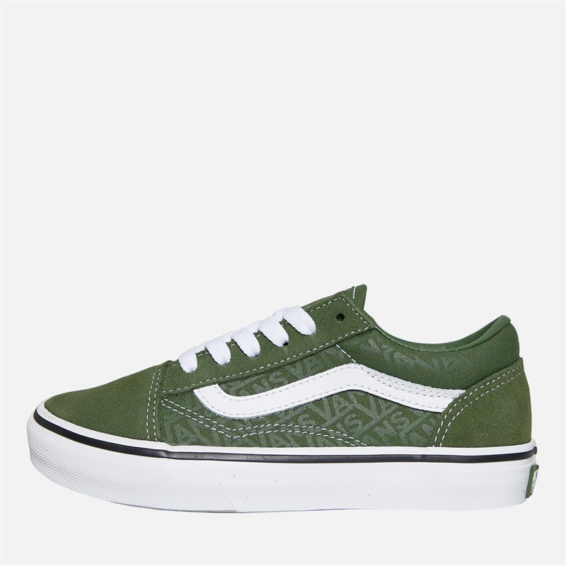 Vans Boys Old Skool Trainers Alpine Green