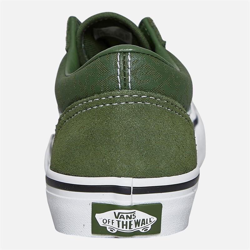 Vans Boys Old Skool Trainers Alpine Green