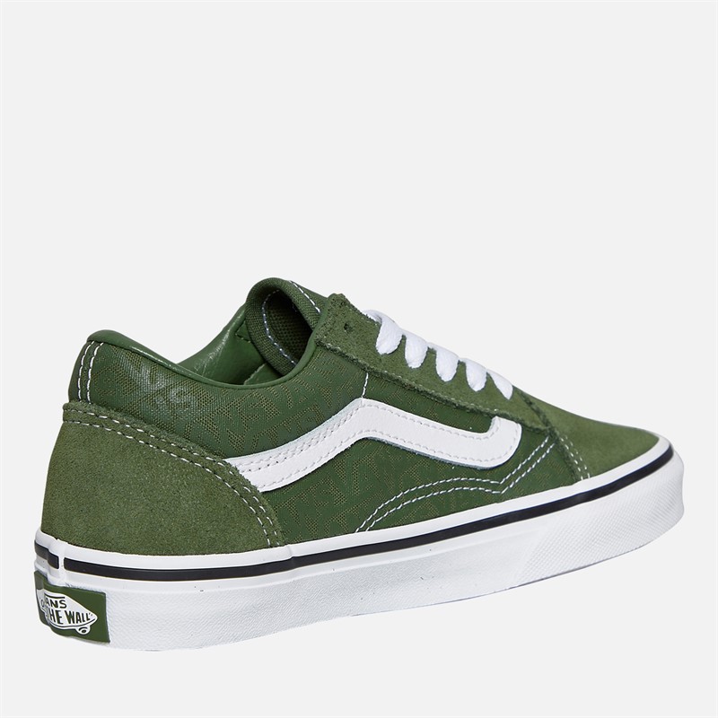 Vans Boys Old Skool Trainers Alpine Green