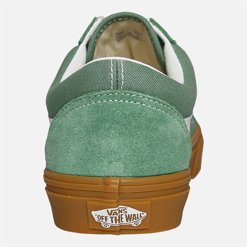 Vans Old Skool Trainers Green/Gum