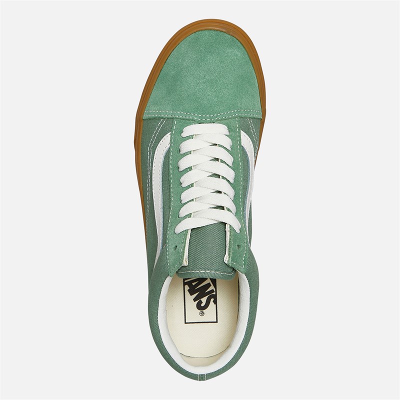 Vans Old Skool Trainers Green/Gum