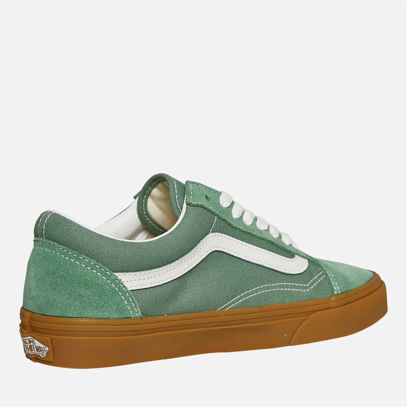 Vans Old Skool Trainers Green/Gum