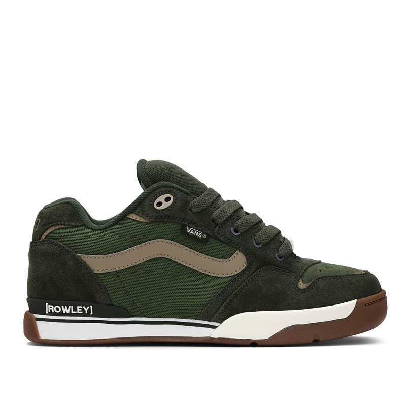 Vans Mens Rowley XLT Trainers Dark Green
