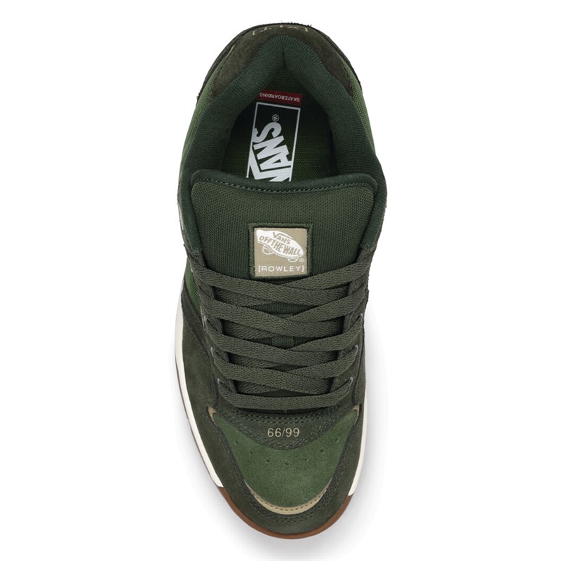 Vans Mens Rowley XLT Trainers Dark Green