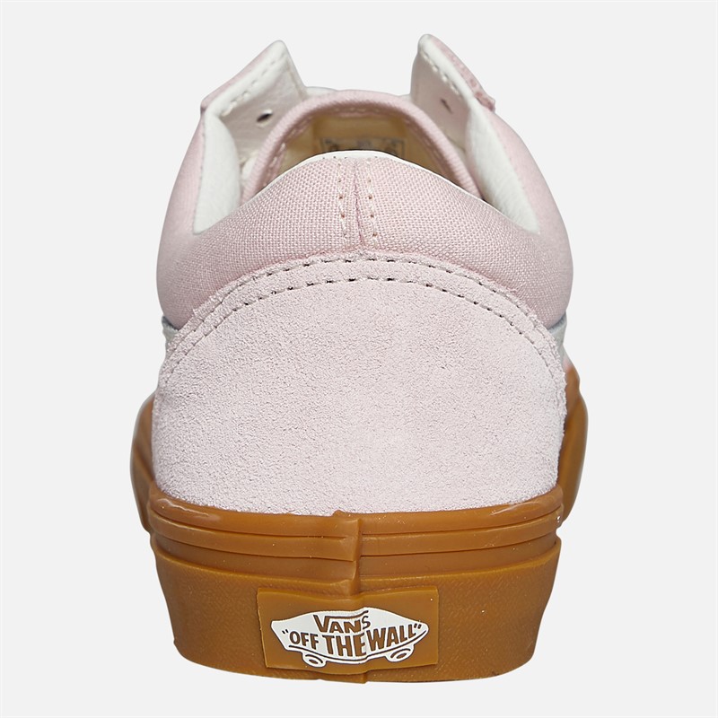 Vans Womens Old Skool Trainers Pink/Gum