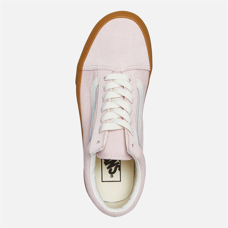 Vans Womens Old Skool Trainers Pink/Gum