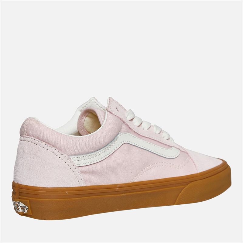 Vans Womens Old Skool Trainers Pink/Gum
