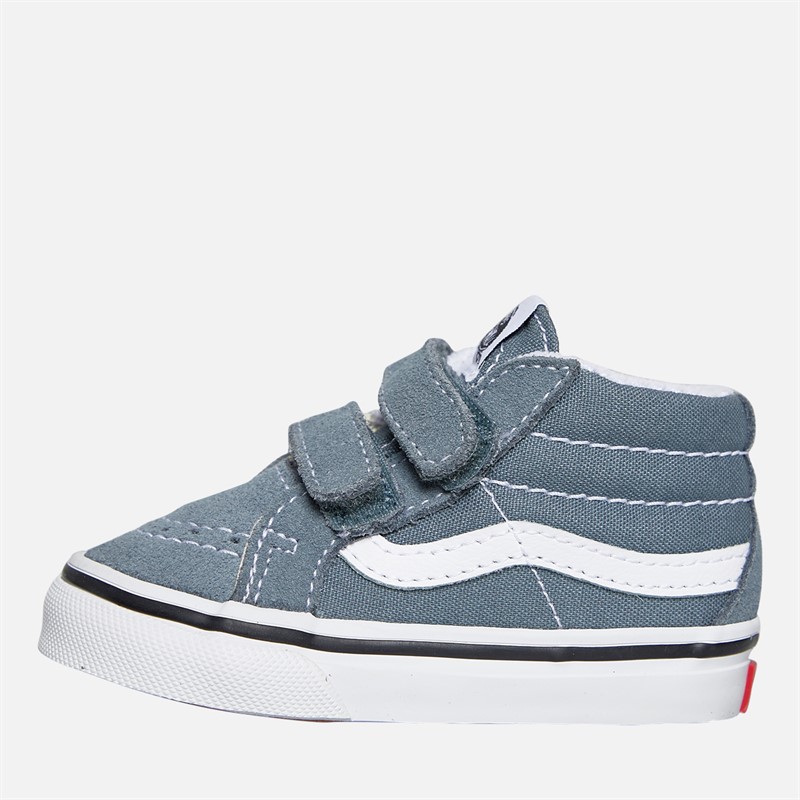 Vans Infant Sk8-Mid Reissue Colour Theory Velcro Trainers Stormy Weather