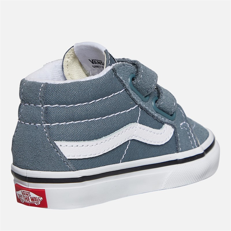 Vans Infant Sk8-Mid Reissue Colour Theory Velcro Trainers Stormy Weather