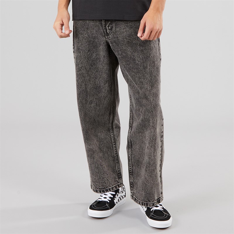 Vans Mens Check-5 Baggy Jeans Stonewash Black