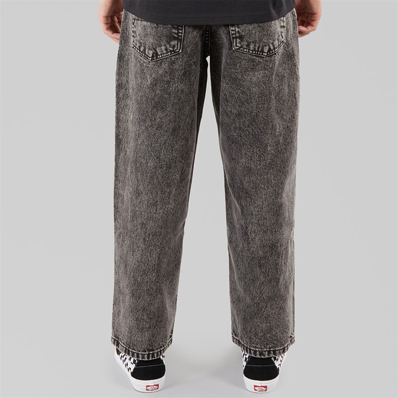 Vans Mens Check-5 Baggy Jeans Stonewash Black