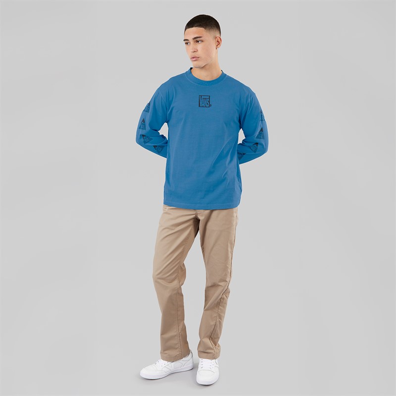 Vans Mens MTE Teamteam Graphic Long Sleeve T-Shirt True Blue