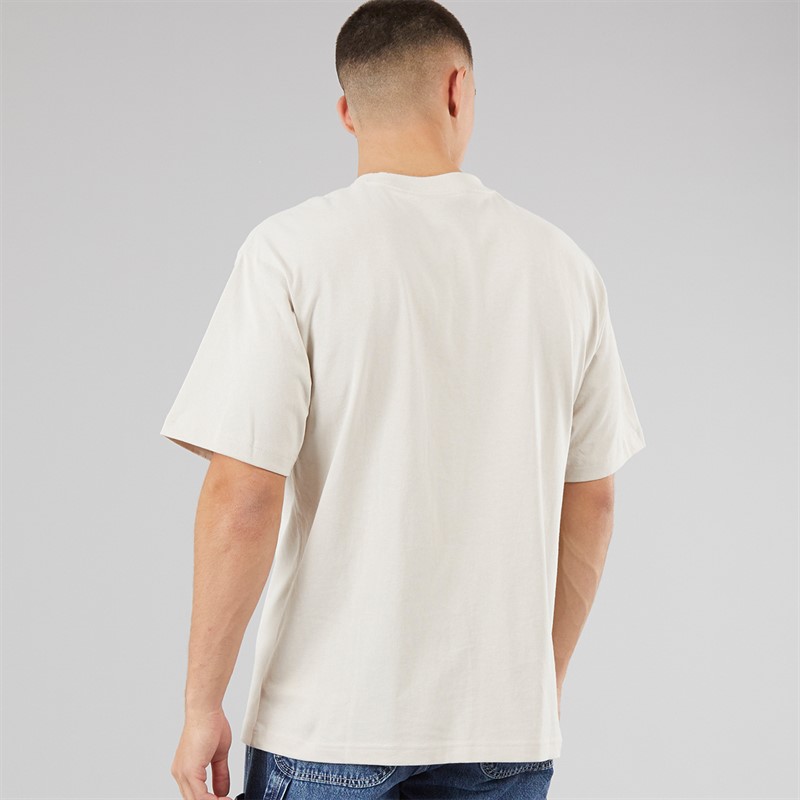 Vans Mens Original Standards Bloc Logo T-Shirt Taupe Mist