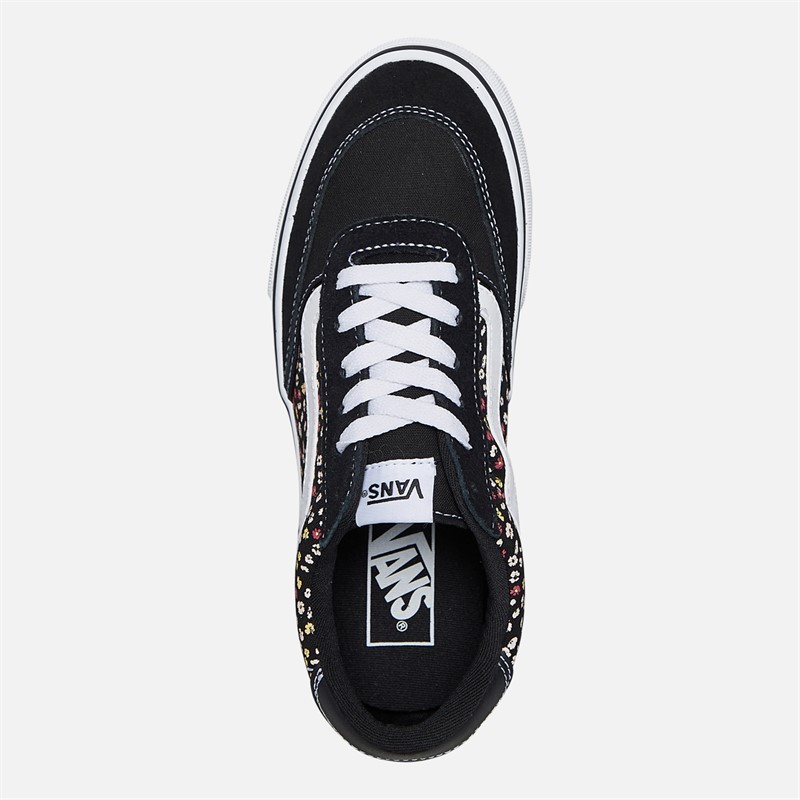 Vans Womens Brooklyn LS Floral Trainers Black Floral