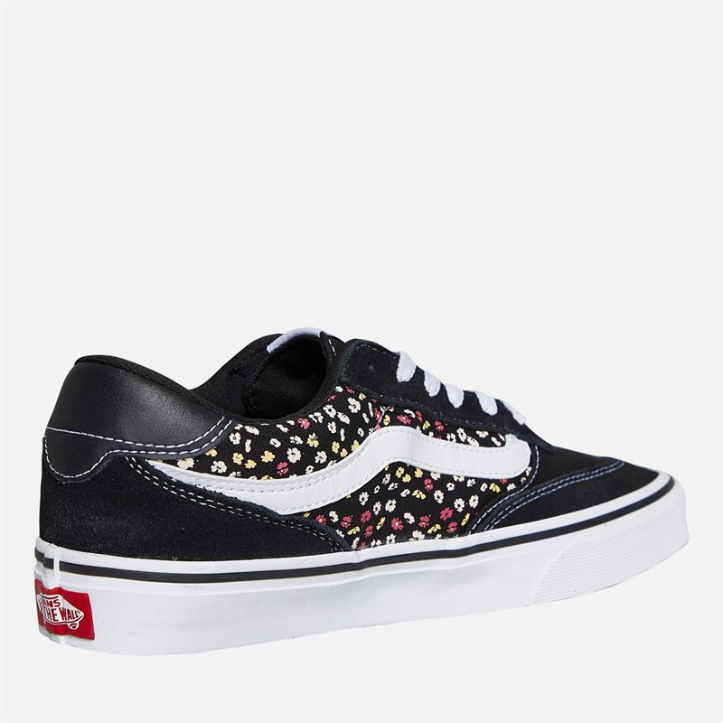 Vans Womens Brooklyn LS Floral Trainers Black Floral