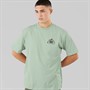 Vans Mens Mte Crestline Graphic Back T-Shirt Gray Olive