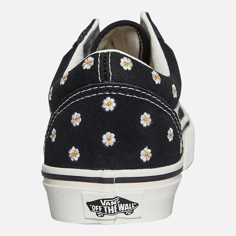 Vans Womens Old Skool Floral Trainers Floral Black