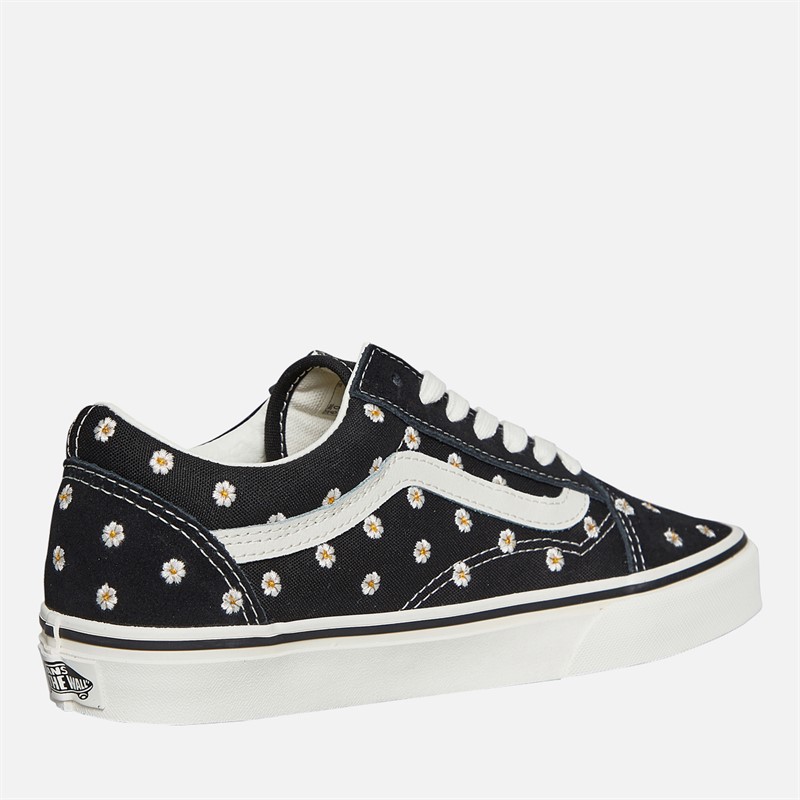 Vans Womens Old Skool Floral Trainers Floral Black