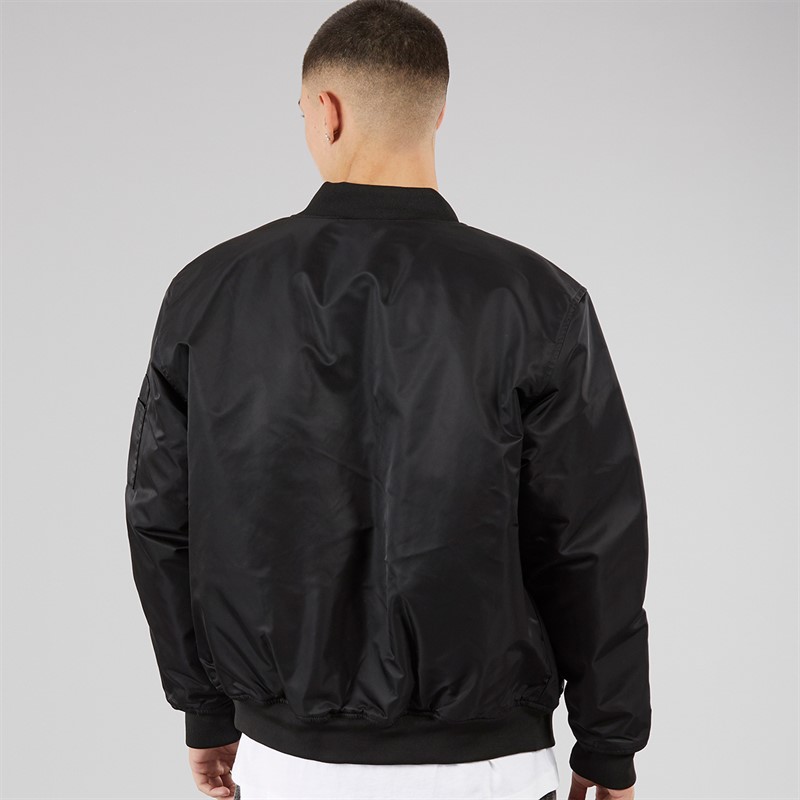 Vans Mens Copley Bomber Jacket Black/Burnt Gold