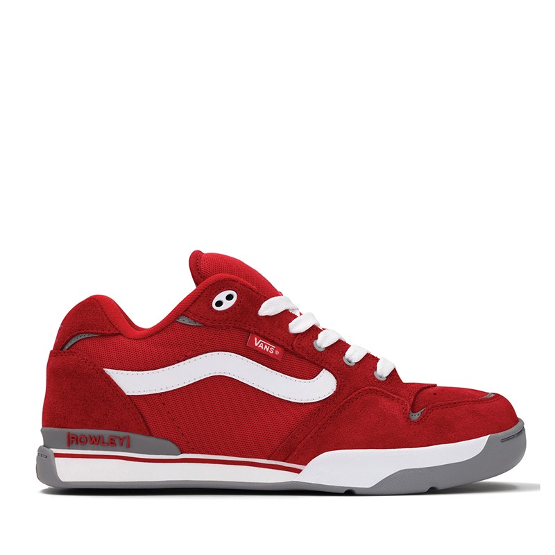 Vans Mens Rowley XLT Trainers Red/White