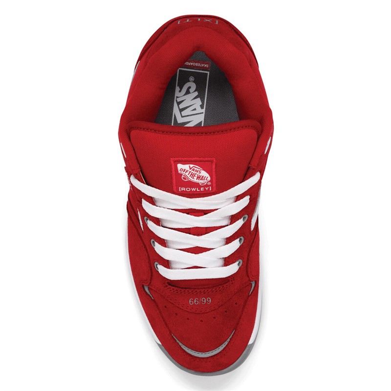 Vans Mens Rowley XLT Trainers Red/White