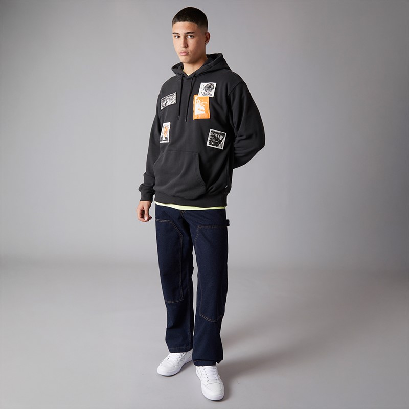 Vans Mens Punk Patch Hoodie Black