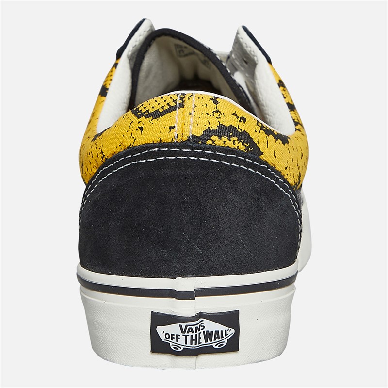 Vans Mens Old Skool Raw Instinct Trainers Black/Yellow