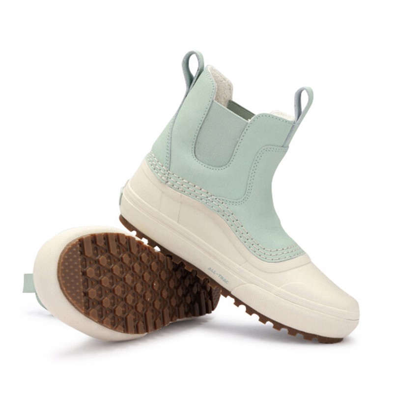 Vans Womens MTE Standard Mid Chelsea Boots Gray Olive