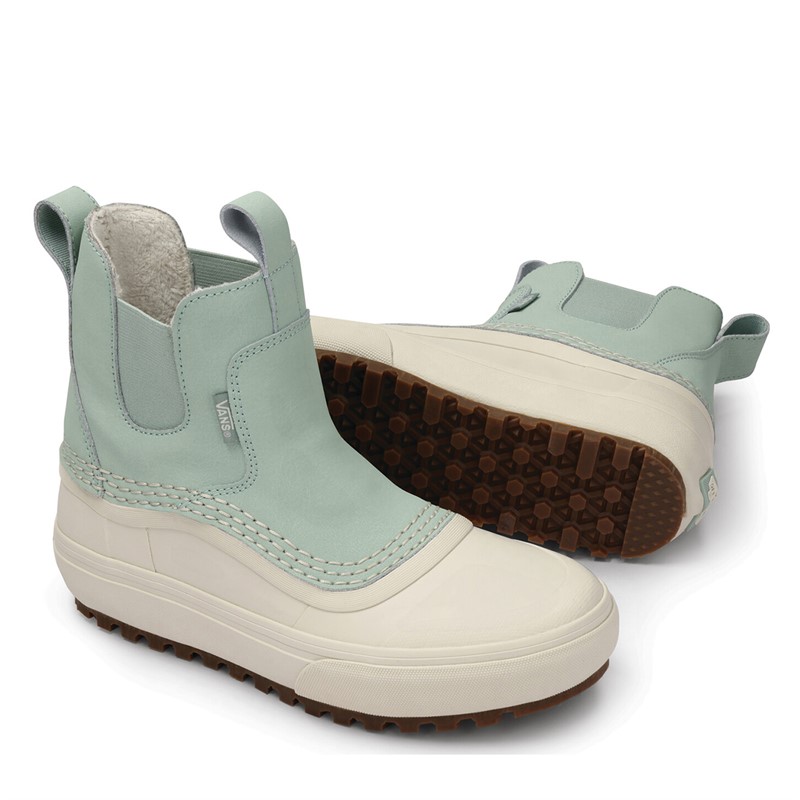 Vans Womens MTE Standard Mid Chelsea Boots Gray Olive