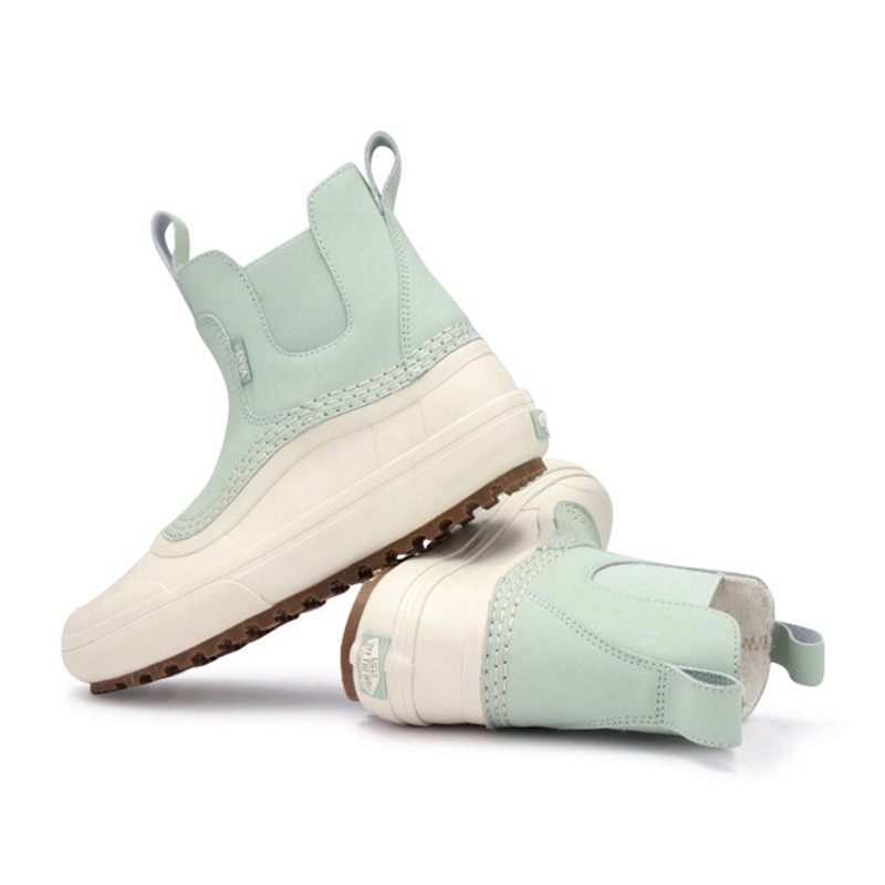 Vans Womens MTE Standard Mid Chelsea Boots Gray Olive