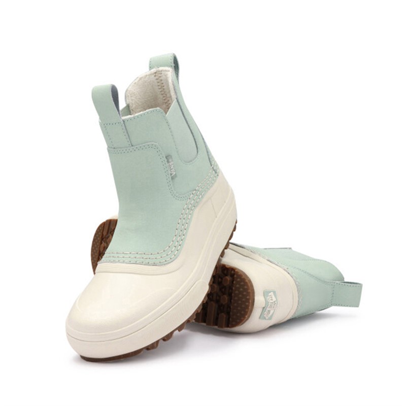 Vans Womens MTE Standard Mid Chelsea Boots Gray Olive