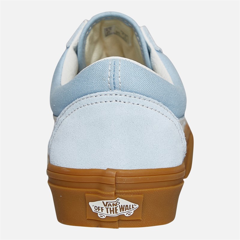 Vans Old Skool Trainers Light Blue/Gum