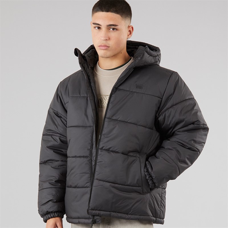 Vans Mens Hillgate Padded Hooded Jacket Black