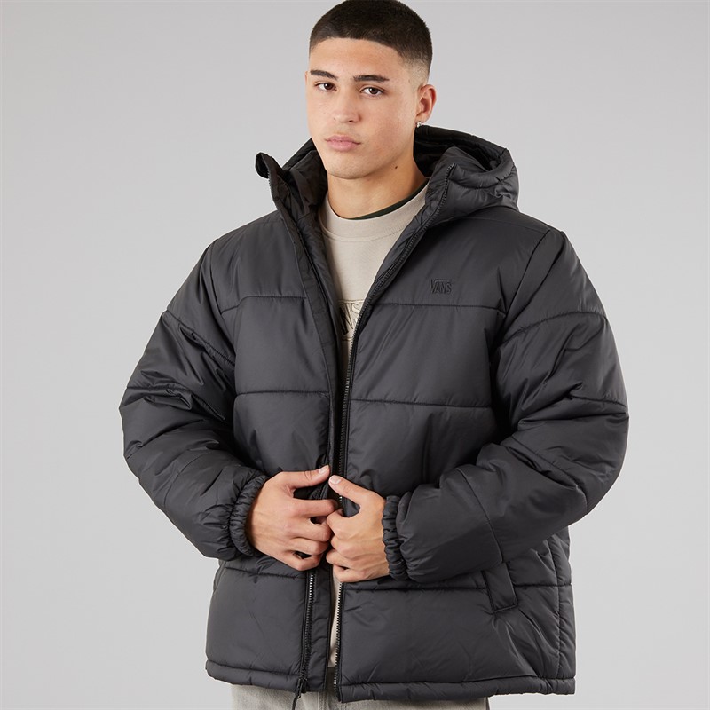 Vans Mens Hillgate Padded Hooded Jacket Black