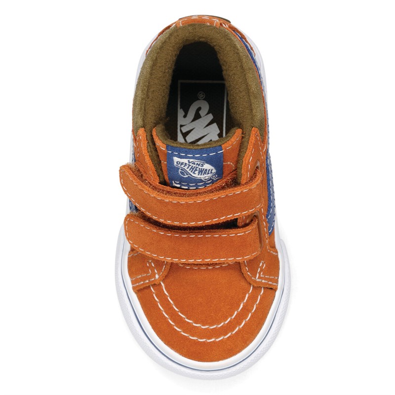 Vans Infant Boys MTE Sk8-Mid Reissue Velcro Trainers Glazed Ginger